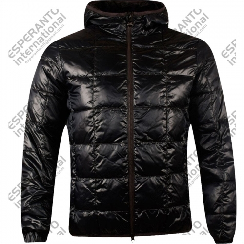 Leather Puffer Jacket