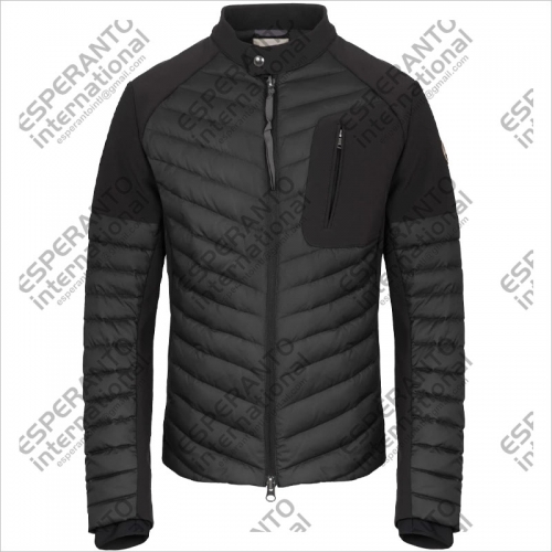 Leather Puffer Jacket