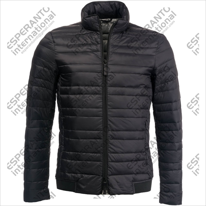 Leather Puffer Jacket