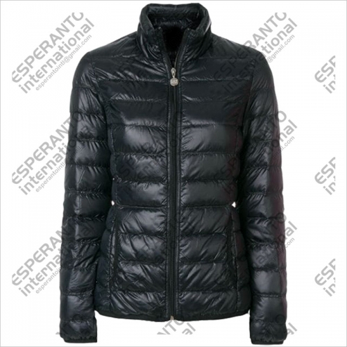 Leather Puffer Jacket